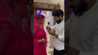 Bhar gya ♥️ love wedding couplegoals couple bride karwachauth [upl. by Sissel]