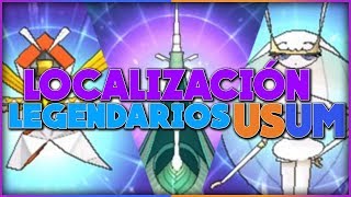 LOCALIZACION DE LOS POKEMON LEGENDARIOS EN POKEMON ULTRASOL Y ULTRALUNA [upl. by Antonina240]