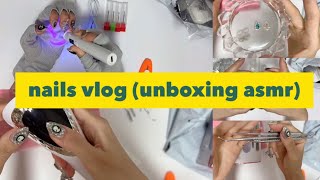 💖 셀프 네일아트 언박싱15 가성비 네일재료 하울 Sub eng asmr self nail art unboxing [upl. by Kirven]