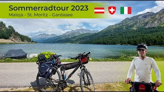 Radreise Maloja  Gardasee 2023Tag 4 Kalterer See  Limone sul Garda I viaclaudiaaugusta [upl. by Sairacaz]