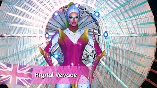 Krystal Versaces Feeling Fruity Runway  Rupauls Drag Race UK Season 3 [upl. by Caddric]