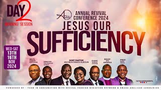 ANNUAL REVIVAL CONFERENCE 24 II JESUS OUR SUFFICIENCY II PST JACOB ELEGUN II DAY 2 MORNING SESSION [upl. by Akirea]