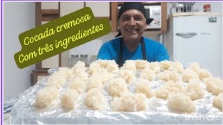 cocada cremosa com apenas três ingredientes [upl. by Oile]