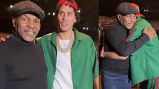 “Break his F JAW” — Mike Tyson amp David Benavidez CHOPS IT UP ahead of Caleb Plant Fight … [upl. by Johny]