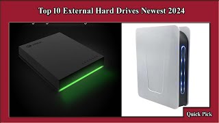 ✅ Top 10 External Hard Drives Newest 2024 [upl. by Haeckel866]