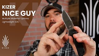 Kizer Knives May New Product Nice Guy Pocket Knife EDC Gear [upl. by Dhumma]