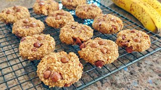 最健康最简单曲奇饼做法，只要3种食材5分钟Healthiest and Easiest cookie recipe only 3 ingredients and 5 minutes [upl. by Dumm]