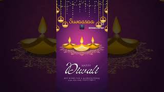 Diwali Wishes Status  Wishing you all a very happy healthy and Prosperous Diwali [upl. by Aloiv14]