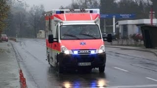 RTW 1831 Werkfeuerwehr BASF Ludwigshafen in Birkenau bei SOGRO 50 Übung [upl. by Oek495]