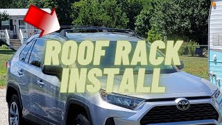 How To Install A Roof Rack On A 2020 Rav4 [upl. by Sheffield]