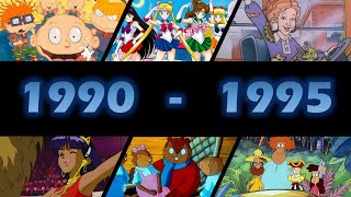 Génériques Dessins Animés 1990  1995 [upl. by Nennarb]