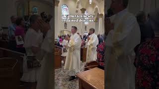 Welcome new permanent deacons 🕊️ catholic deacons universalchurch dioceseofcorpuschristi [upl. by Lady175]