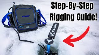 How To Rig Livescope For Ice Fishing Ft The Clam Live Electronics Shuttle [upl. by Deck358]