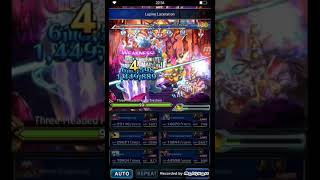 FFBE Clash of Wills  Three Headed Hydra Lvl 99 Behemy the beast [upl. by Garneau]