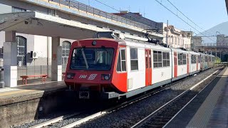 Circumvesuviana  Stazione di San Giovanni A Teduccio [upl. by Linetta]