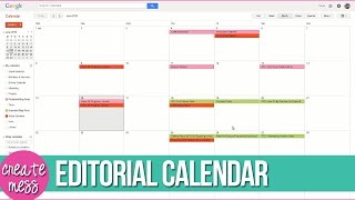 Editorial Calendar  How I Plan Blog amp Youtube Posts  An Organised Mess [upl. by Xenophon]