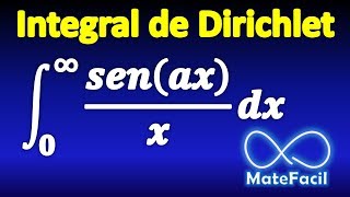 35 Integral de Dirichlet usando truco de Feynman Regla de Leibniz [upl. by Tati]