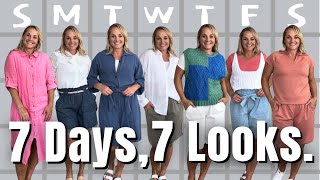 Every Outfit I Wear in a Week  7 Days 7 Looks  Fashion Over 40 Outfit Ideas [upl. by Dygert]