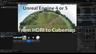 Creating Cubemaps from HDRI in Unreal Engine [upl. by Aliac538]