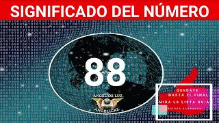 NUMEROLOGÍA🤍Significado del número 88❓ Numero 88 en lo espiritual🙏numero 88 NUMERO [upl. by Odericus]