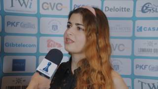 Round 2 Gibraltar Chess postgame interview with Dorsa Derakhshani [upl. by Alasteir599]