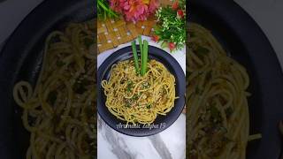 10 min Spaghetti Pasta recipe 🍝  Harissa suace spaghetti  easy spaghetticookingpastarecipe [upl. by Deloria692]