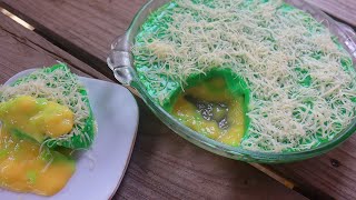 Resep Kue Puding Pandan Vla Custard Enak Sekali [upl. by Yesmar920]