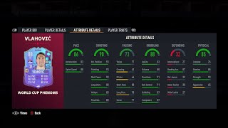 IS 88 PHENOMS VLAHOVIC WORTH DOING 88 VLAHOVIC PHENOMS SBC REVIEW  FIFA 23 ULTIMATE TEAM [upl. by Adnawak187]