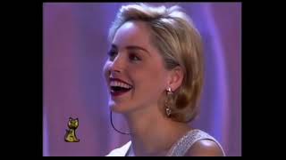 Sharon Stone premia Alberto Castagna Telegatti 1993 [upl. by Nador]