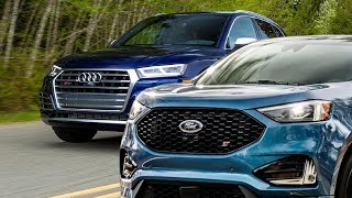 2019 Ford Edge ST vs 2018 Audi SQ5 [upl. by Tomi]