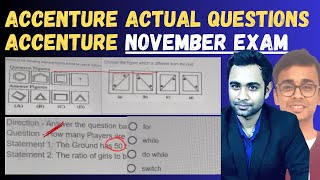 Accenture Actual Exam Questions  Accenture November Month Exam [upl. by Aivalf]