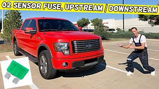 FORD F150 UPSTREAM OXYGEN SENSOR FUSE LOCATION REPLACEMENT F 150 DOWNSTREAM 02 SENSOR FUSE 20092014 [upl. by Meador911]