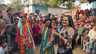 रामपाल लोकनदास🤠 बृजेन्द्र के बुंदेली काॅमेडी  Bahrupiya Dance 💃 village funny hindi kartooni [upl. by Inaluahek]