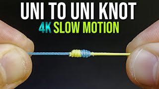 How to Tie a UNI TO UNI KNOT  quotKnot Easyquot Series  Fishing Knot Tutorial [upl. by Ames]