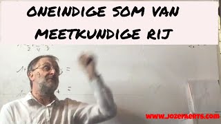 671 Oneindige som van een meetkundige rij [upl. by Hgielrebma]