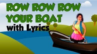 Row Row Row Your Boat with Lyrics on Tea Time with Tayla [upl. by Ransell41]