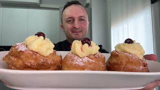 LE ZEPPOLE FRITTE DI SAN GIUSEPPE IMPASTO FATTO TUTTO A MANO [upl. by Rod]