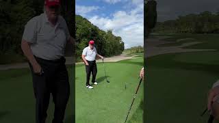 Donald Trump brags that his granddaughter Kai gets her golfing skills from him 🤣 [upl. by Jacklin]