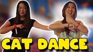 Fuslie and ExtraEmily CAT DANCE [upl. by Otilrac]