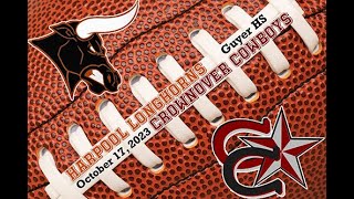 2023 DISD 8th Grade Football A Harpool Longhorns vs Crownover Cowboys [upl. by Lamarre]