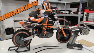 Unboxing Reely 14 Brushless Dirt Bike  German [upl. by Sibley]