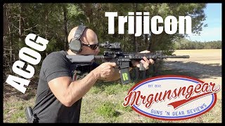 Trijicon TA02 ACOG 4x Battery Illuminated LED Combat Optic Review HD [upl. by Lletniuq780]