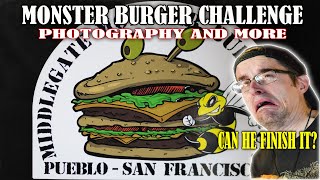 Middlegate Station Monster Burger Challenge  Photography [upl. by Bunker]