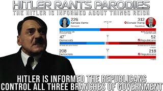 Hitler is informed the Republicans control all three branches of government [upl. by Newhall]