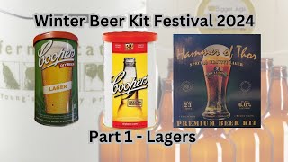 Winter Beer Kit Festival 2024  Part 1  Lagers [upl. by Reyaht]