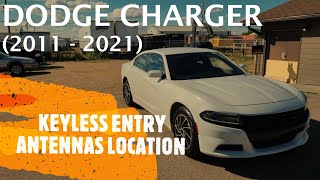 Dodge Charger  PASSIVE KEYLESS ENTRY LF ANTENNA LOCATION 2011  2021 [upl. by Benjie]