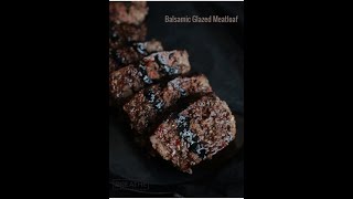 Keto Easy Balsamic Glazed Meatloaf [upl. by Primo]