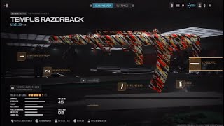 The Tempus Razorback IS SO BROKEN IN MW3  THE BEST TEMPUS RAZORBACK CLASS SETUP [upl. by Savil951]