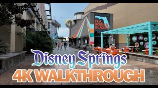 Disney Springs 2024 Walkthrough in 4K  Walt Disney World Florida October 2024 [upl. by Lon]