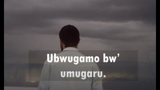 UBWUGAMO BWUMUGARU  Indirimbo nziza zo guhimbaza Imana by Isaac Nsengi Graham  Isagram Music [upl. by Anairol]